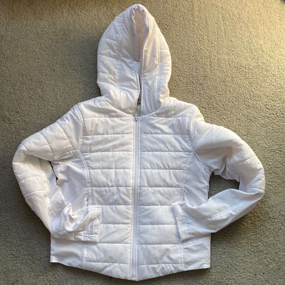 White athletic jacket